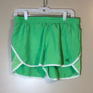 SALE: Green Adidas Athletic Running Shorts